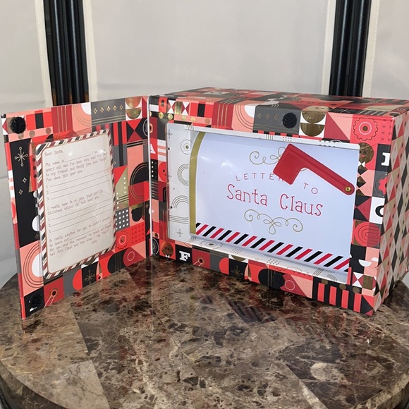 FAO Schwarz Santa Mailbox and Stationary Set New in Box - Picture 4 of 5